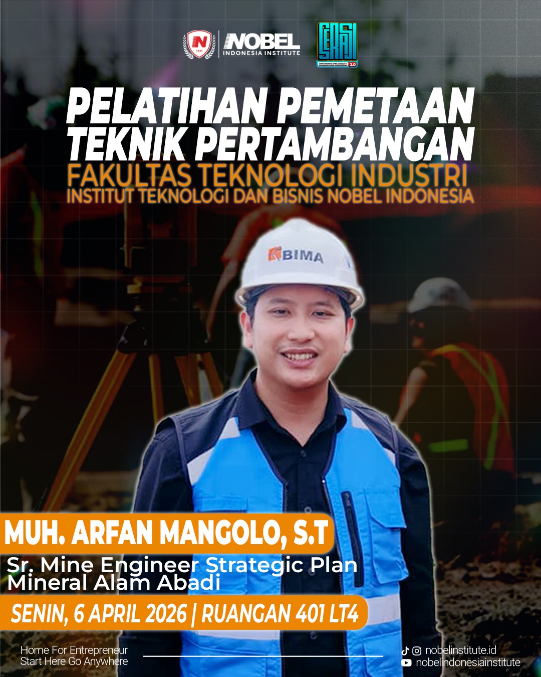 Pelatihan Pemetaan Teknik Pertambangan